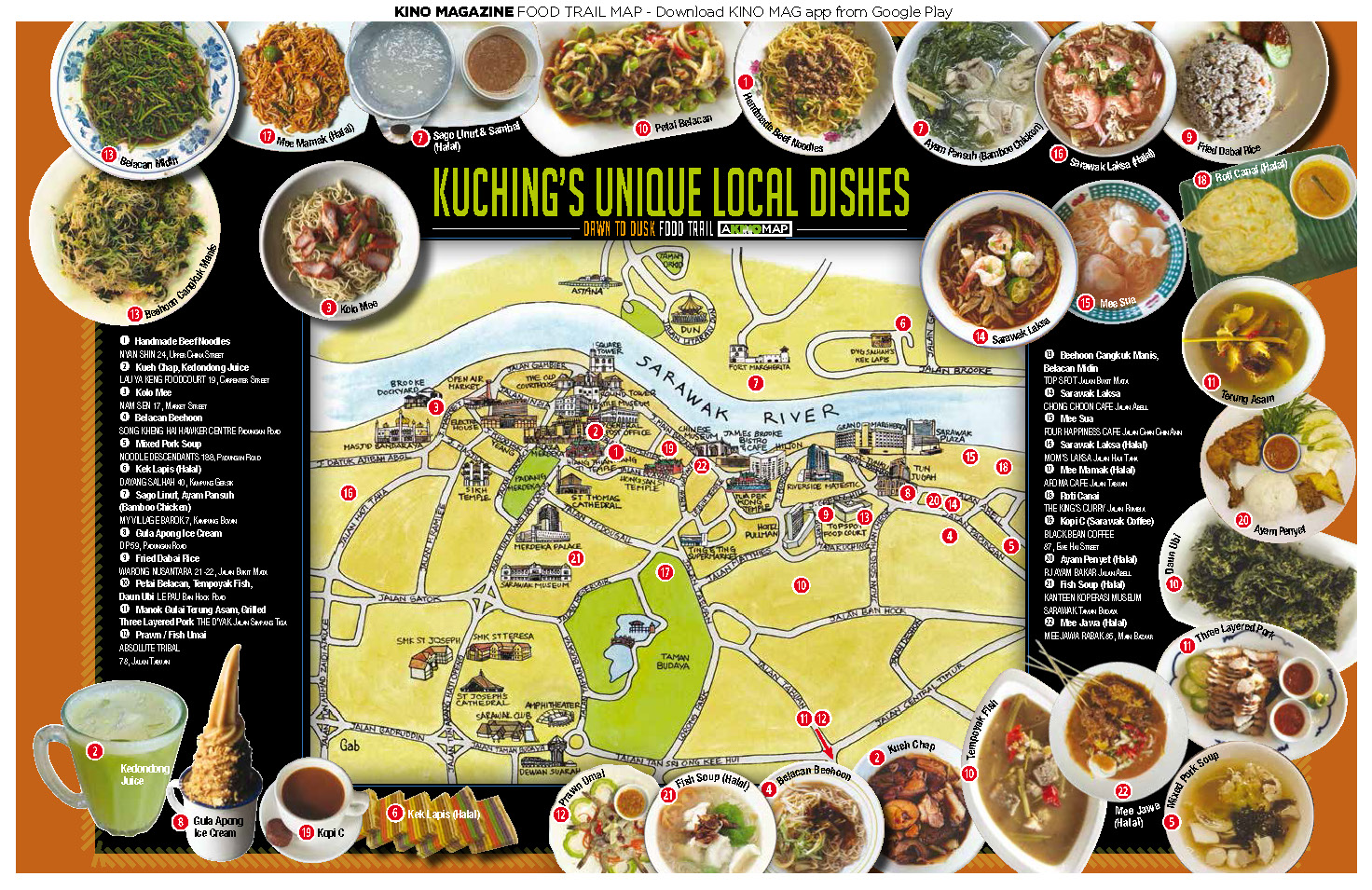 Food Trail | Kuching’s unique local dishes | The official travel