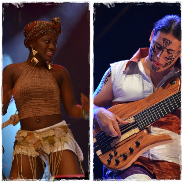 Kanda Bongo dancer and Mamadou Diabate's bassist