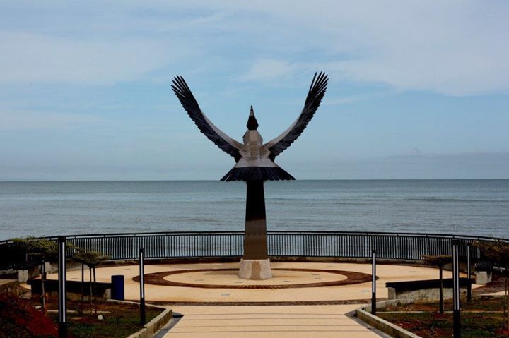 Sarawak Borneo Adventure Kuching Largest Hornbill Bird landmark in Damai Central Santubong