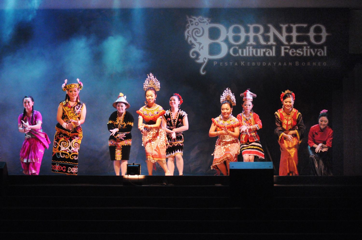 A multi-cultural stage show