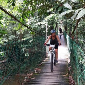 visit-sarawak-malaysia-borneo-kuching-Bau-mountain-bike-suspension-bridge-crossing