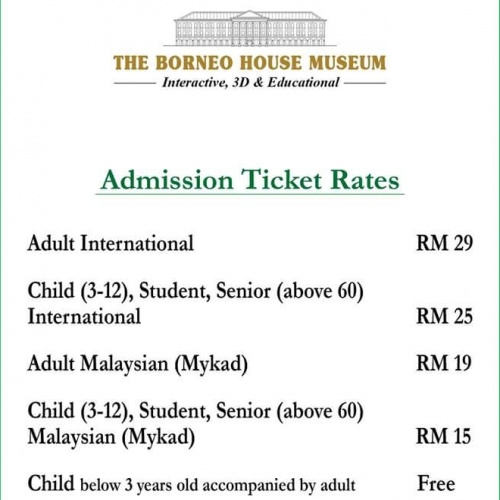 borneo-museum fee