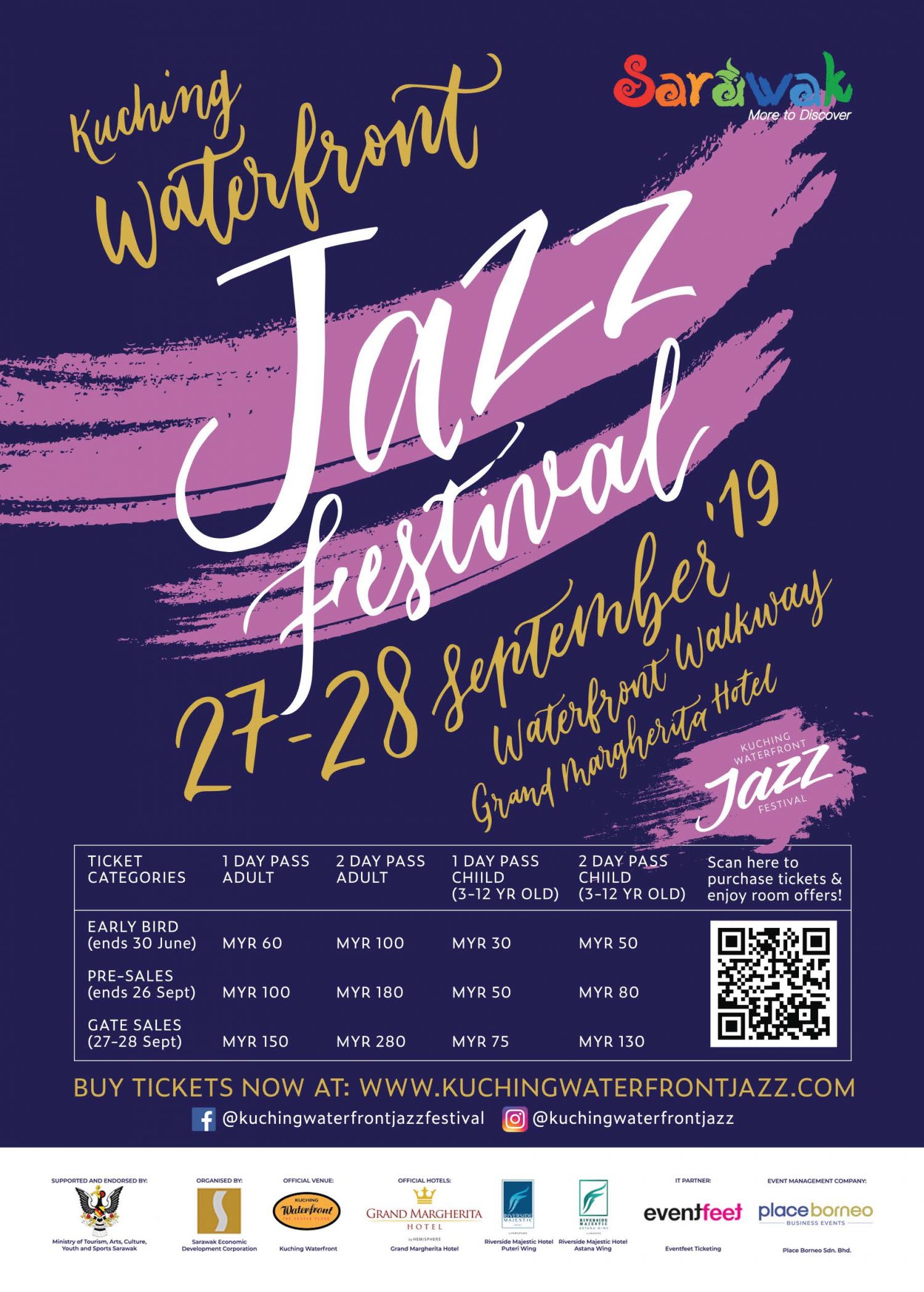 Kuching Waterfront Jazz Festival 2019 Kamek Miak Sarawak Sarawak News