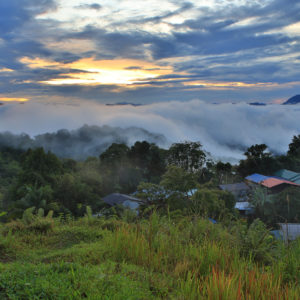 Village in the clouds sights and sounds (6) jungle trekking waterfall bidayuh landscape