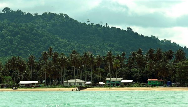 A quiet beach in Malaysia - Telok Serabang Village
