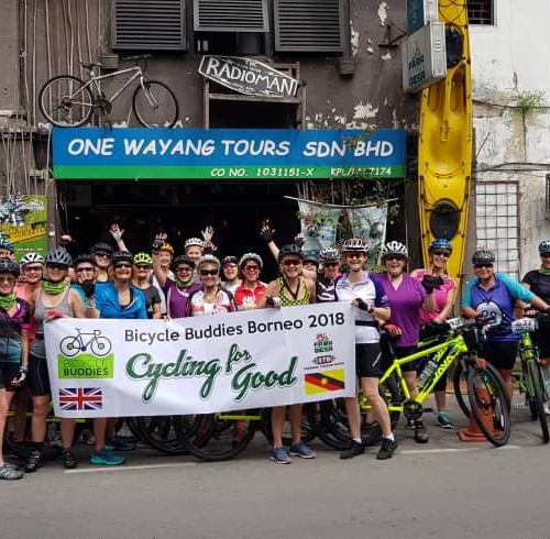 Cycling for Charity in Sarawak