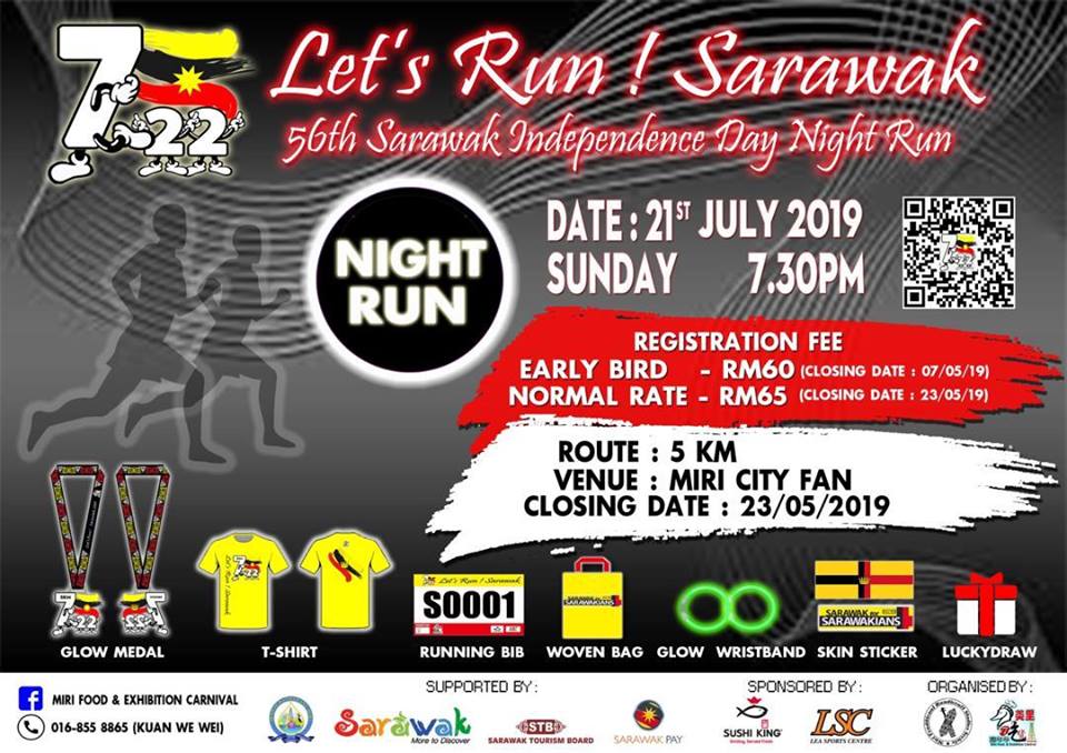 56th Sarawak Independence Day Night Run | Visit Sarawak