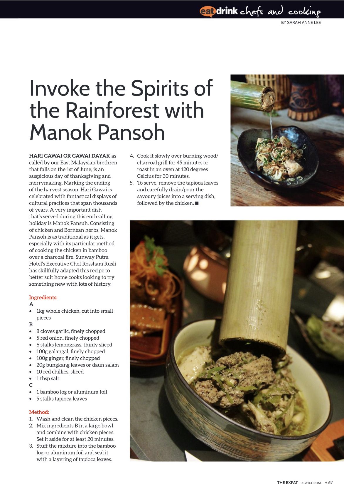 Invoke the Spirits of the Rainforest with Manok Pansoh