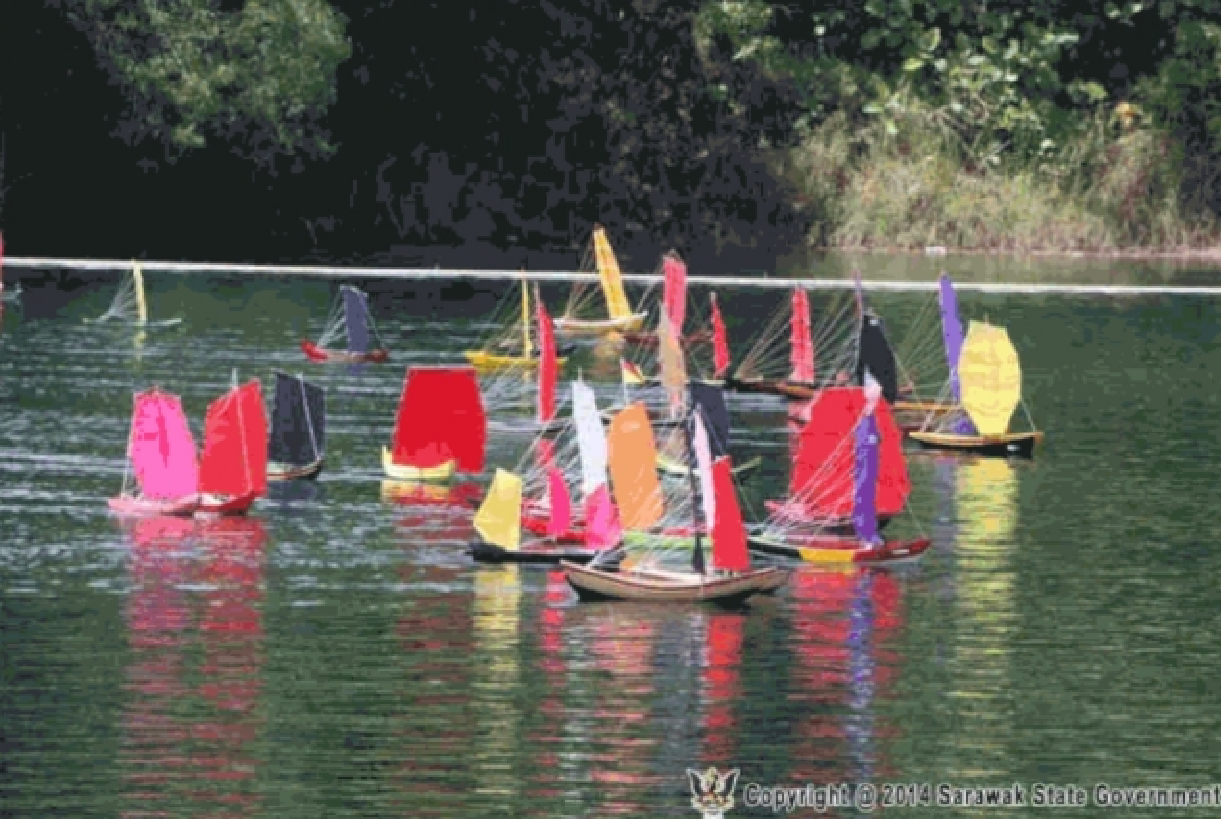 The unique miniature sail boat race