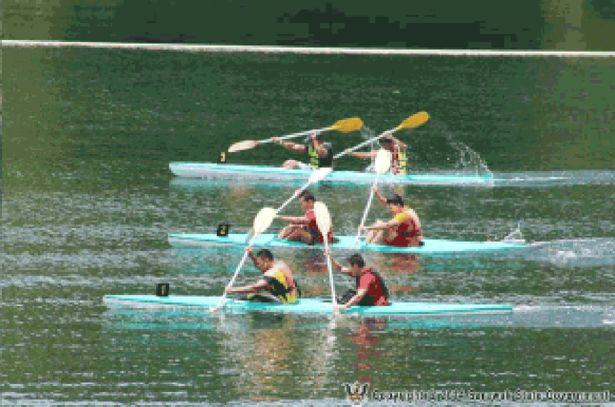 The thrilling kayaking competition