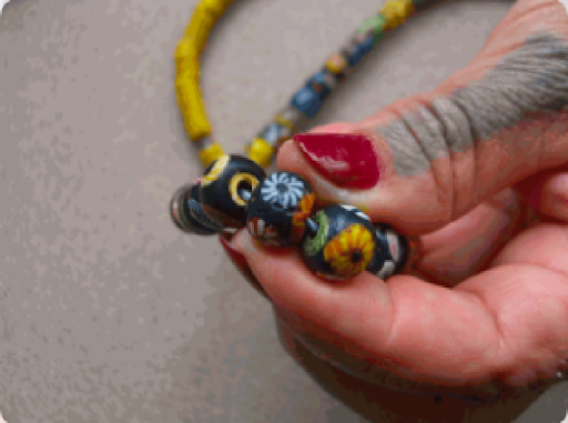 Exquisitely crafted beads