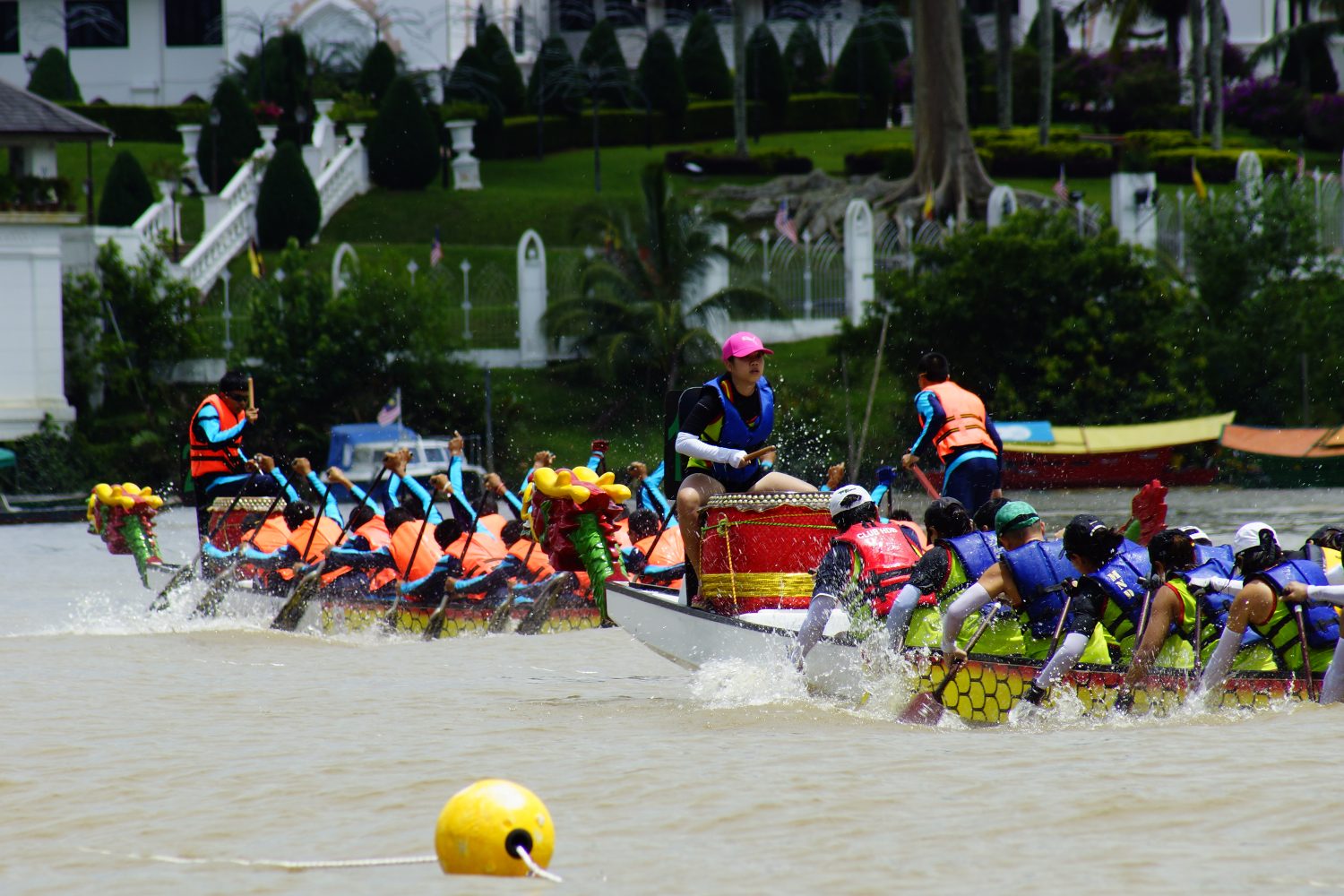 Competitors in action during an earlier edition of the Sarawak International Dragon Boat Regatta. Pic: Ministry of Tourism, Arts &amp; Culture Sarawak