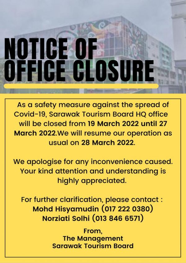 Notice of Closure